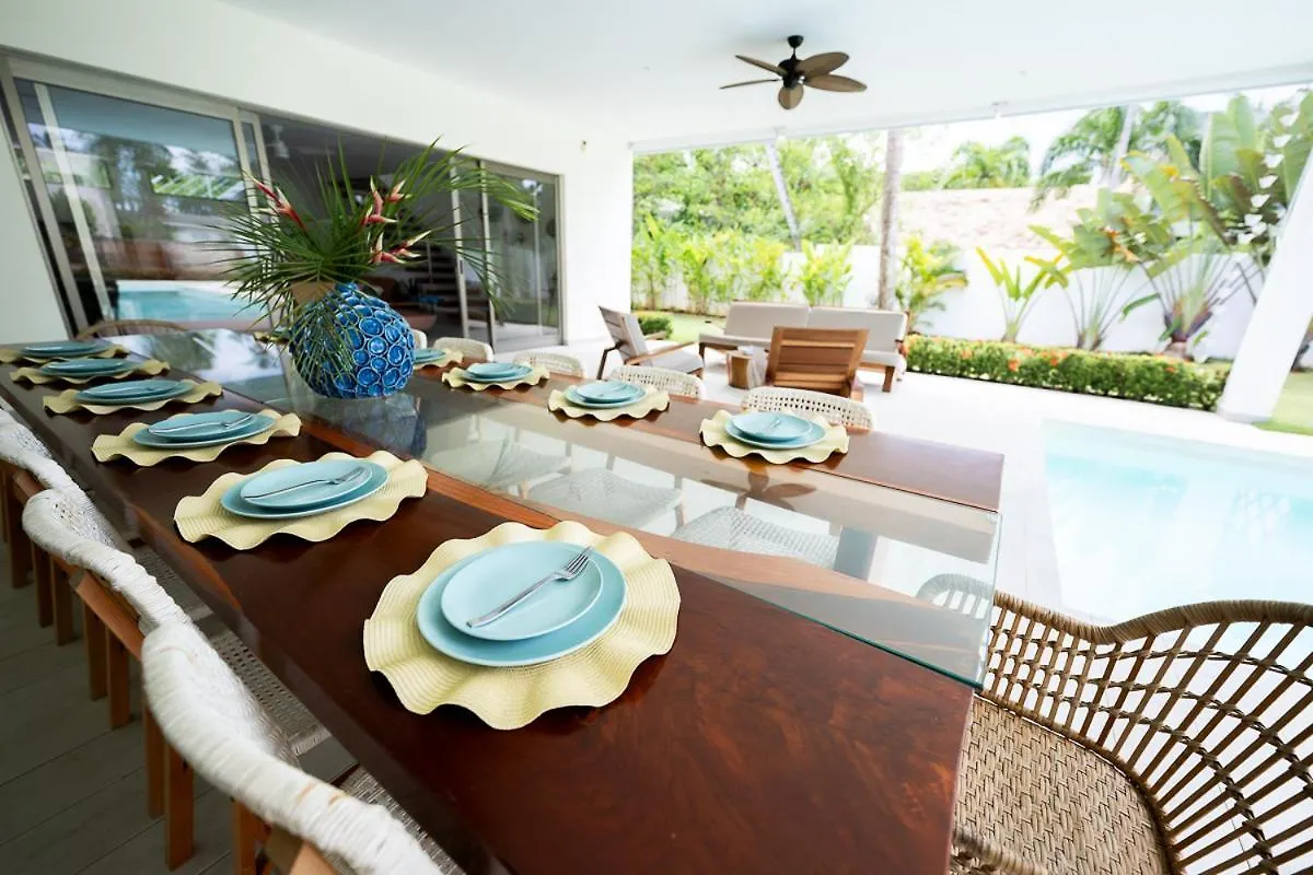 Villa Calma, Luxury For Big Groups At The Beach With Large Pool Las Terrenas 0*,  Dominican Republic