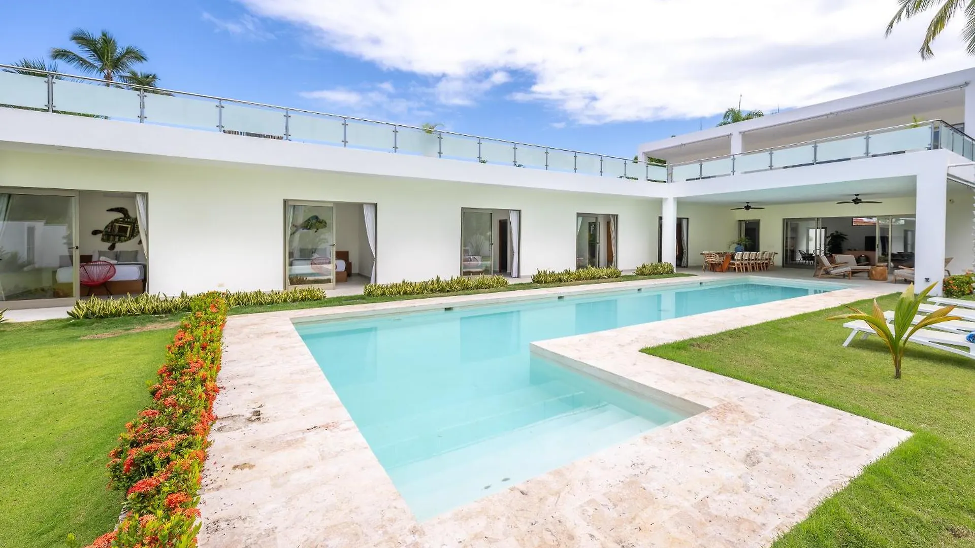 Villa Calma, Luxury For Big Groups At The Beach With Large Pool Las Terrenas Dominican Republic